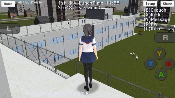 校园女生模拟器无限金币汉化版v1.0 安卓2019最新版