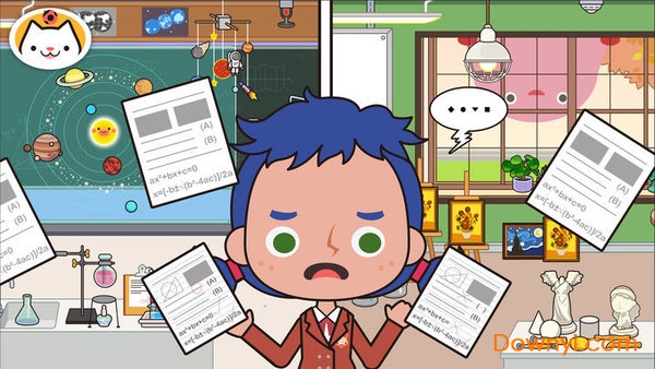 米加我的小镇学校修改版全解锁(miga school)v1.1 安卓内购版
