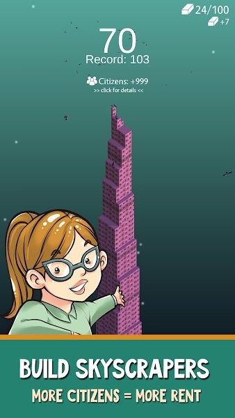 疯狂建楼大亨游戏(Sky Tower Tycoon)v2.3.9 安卓版